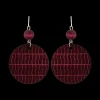 New Aarikka Karoliina Earrings, plum red ${1}