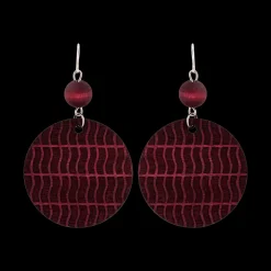 New Aarikka Karoliina Earrings, plum red ${1}