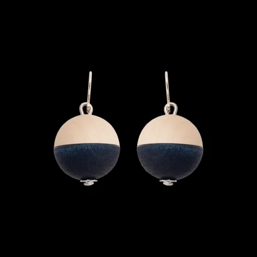 Discount Aarikka Leila Earrings, dark blue ${1}