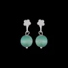 Sale Aarikka Lemmikki Earrings, aqua green ${1}
