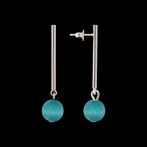 Clearance Aarikka Lilli Earrings, aqua green ${1}