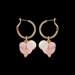 Online Aarikka Lydia Earrings, shades of red and white ${1}