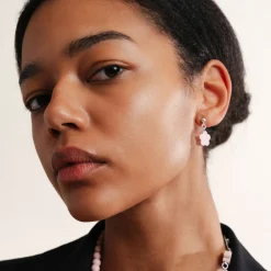 Outlet Aarikka Puistolemmikki Earrings, pink ${1}