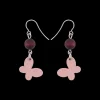 Online Aarikka Sinisiipi Earrings, shades of red ${1}