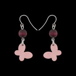 Online Aarikka Sinisiipi Earrings, shades of red ${1}