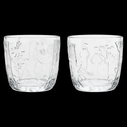 Best Arabia Moomin Forest Clear Glass Tumblers (Set of 2) ${1}