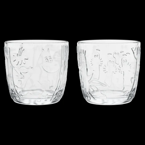 Best Arabia Moomin Forest Clear Glass Tumblers (Set of 2) ${1}