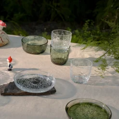 Discount Arabia Moomin Forest Clear Glass Plate ${1}