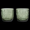 Fashion Arabia Moomin Forest Green Glass Tumblers (Set of 2) ${1}