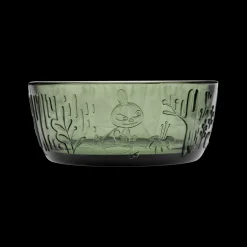 Sale Arabia Moomin Forest Green Clear Glass Bowl ${1}