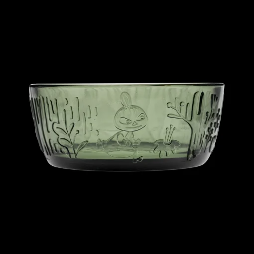 Sale Arabia Moomin Forest Green Clear Glass Bowl ${1}