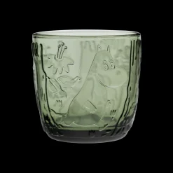 Fashion Arabia Moomin Forest Green Glass Tumblers (Set of 2) ${1}