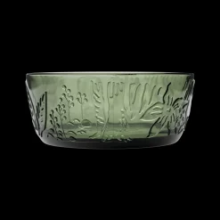 Sale Arabia Moomin Forest Green Clear Glass Bowl ${1}