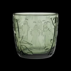 Fashion Arabia Moomin Forest Green Glass Tumblers (Set of 2) ${1}