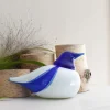 Discount Bianco Blu Finnish Glass Bird, Finland Bird ${1}