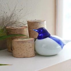 Discount Bianco Blu Finnish Glass Bird, Finland Bird ${1}