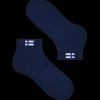 New Touch of Finland Cushioned Low-Cut Finland Flag Socks, Blue ${1}