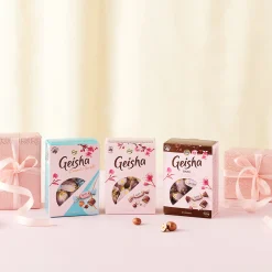 Fashion Fazer Geisha Dark Chocolate with Hazelnut Box (150g) ${1}