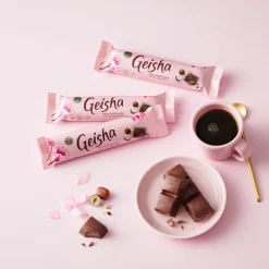 Clearance Fazer Geisha Milk Chocolate w/ Soft Hazelnut Filling Bar (37g) ${1}