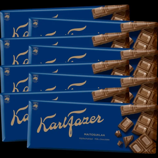 Outlet Fazer Milk Chocolate Bar, 8 Pack ${1}