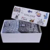 Hot WOOLWEAR Finland Flag Wool Socks Boxed Set of 2 (WOMENS) ${1}