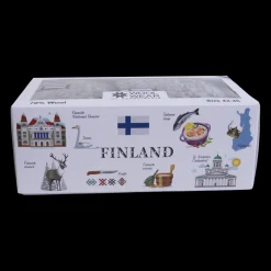 Hot WOOLWEAR Finland Flag Wool Socks Boxed Set of 2 (WOMENS) ${1}