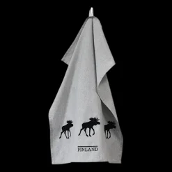 Clearance Nordic Souvenir Finland Moose Kitchen Towel - Eco Friendly ${1}