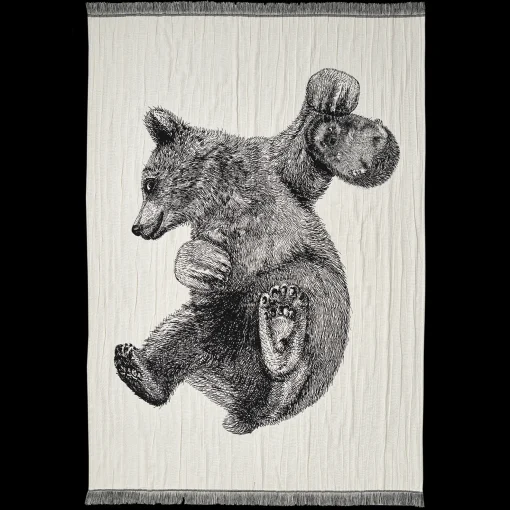 Online Finlayson Bear & Hedgehog Blanket ${1}