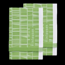 Discount Touch of Finland Finlayson Corona Kitchen Towel (Set of 2), green ${1}
