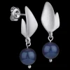 New FinnFeelings Blueberry Silver Earrings ${1}