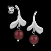 Hot FinnFeelings Lingonberry Silver Earrings ${1}