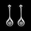 Sale FinnFeelings Rock Crystal Drop Earrings ${1}