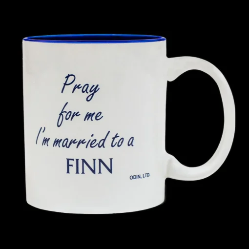 Best Touch of Finland Finnish Coffee Mug - Pray for me I'm married to a Finn ${1}