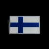 Sale Touch of Finland Finnish Flag Reflective Decal ${1}