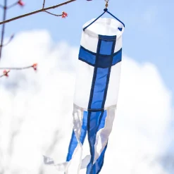 Clearance Touch of Finland Finnish Flag Windsock 60" ${1}