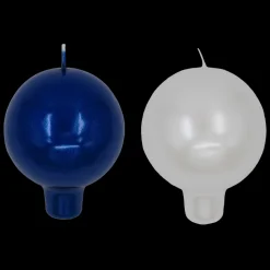 Hot Puttipaja Finnish Footed Ball Candle Metallic Luster Suomi (Set of 2) ${1}