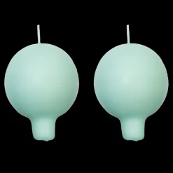 Outlet Puttipaja Finnish Footed Ball Candle Water Green (Set of 2) ${1}