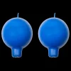 Hot Puttipaja Finnish Footed Ball Candle Blue (Set of 2) ${1}