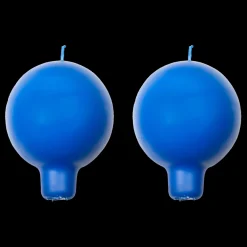 Hot Puttipaja Finnish Footed Ball Candle Blue (Set of 2) ${1}