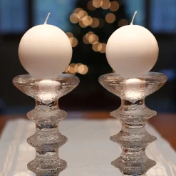 Best Puttipaja Finnish Footed Ball Candle White (Set of 2) ${1}