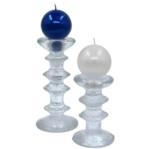 Hot Puttipaja Finnish Footed Ball Candle Metallic Luster Suomi (Set of 2) ${1}