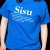 Sale Touch of Finland Finnish T-Shirts - Definition of Sisu ${1}