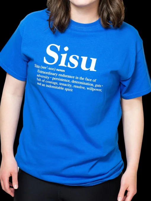 Sale Touch of Finland Finnish T-Shirts - Definition of Sisu ${1}