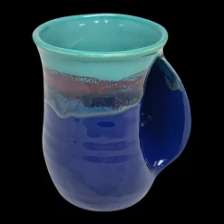 New Clay in Motion Handwarmer Mug Mystic Waters - Right Handed ${1}