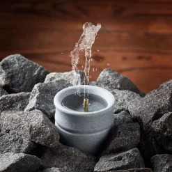 Outlet Hukka Sauna Soapstone Water Fountain / Scent Diffuser ${1}