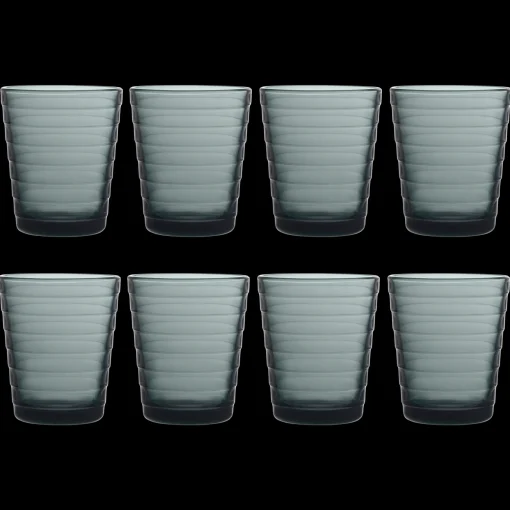 Fashion iittala Aino Aalto Dark Grey Medium Tumbler (Set of 8) ${1}