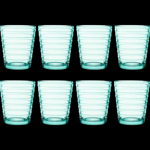 Outlet iittala Aino Aalto Water Green Medium Tumbler (Set of 8) ${1}