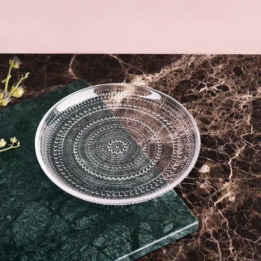 Fashion iittala Kastehelmi Dewdrop Clear Salad Plate ${1}