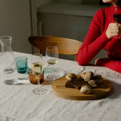 New iittala Raami Oak Oval Medium Serving Tray ${1}