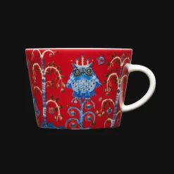 Outlet iittala Taika Red Coffee Cup - 6.75" ${1}